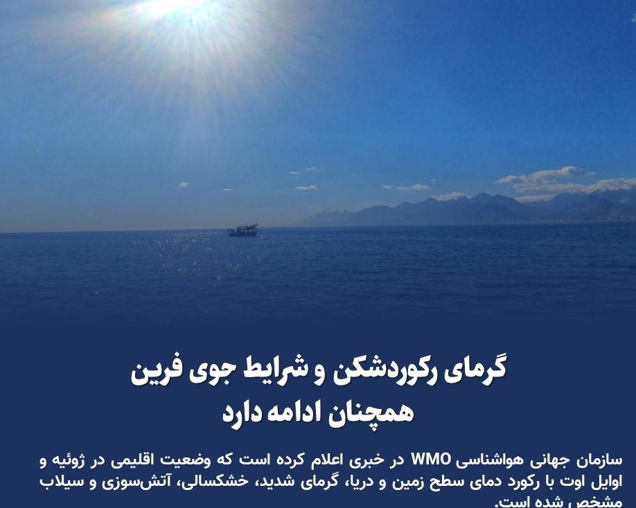 گرمای رکوردشکن و شرایط جوی فرین همچنان ادامه دارد